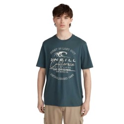 тениска,мъжки,тениски,o´neill,cali,wave,short,sleeve,t,shirt,alma,steel,(blue)