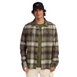 карирана,риза,мъжки,ризи,o´neill,flannel,check,long,sleeve,shirt,green,(brown,check,small)