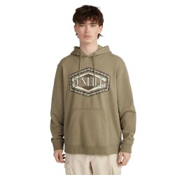 суичър,мъжки,пуловери,o´neill,front,print,hoodie,brown,(concrete)