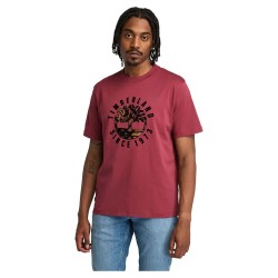 тениска,мъжки,тениски,timberland,holiday,front,graphic,short,sleeve,t,shirt,red,(cordovan)
