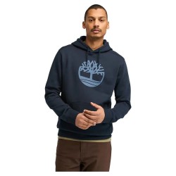 суичър,мъжки,пуловери,timberland,kennebec,river,tree,logo,hoodie,dark,sapphire,(blue)