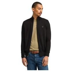 блуза,мъжки,пуловери,timberland,williams,river,cotton,yd,full,zip,sweater,black,pavement,(black)
