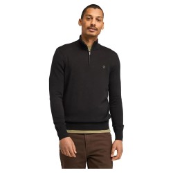блуза,мъжки,пуловери,timberland,williams,river,cotton,yd,half,zip,sweater,black