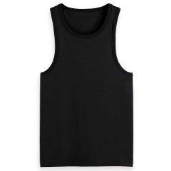 тениска,мъжки,тениски,scotch,&,soda,179190,sleeveless,t,shirt,black,(black)