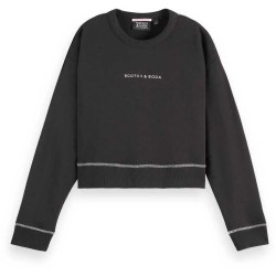 блуза,дамски,блузи,scotch,&,soda,179223,sweatshirt,black