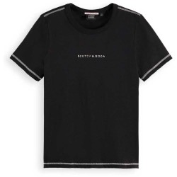 тениска,мъжки,тениски,дамски,тениски,scotch,&,soda,179227,short,sleeve,t,shirt,black,(black)