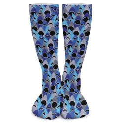 чорапи,дамски,чорапи,scuba,gifts,uztq2k,2,socks,multicolor,(navy,blue,clear,blue,black)