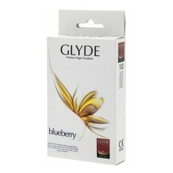 хигиена,тяло,glyde,ultra,blueberry,condoms,10,units,blue,(clear)