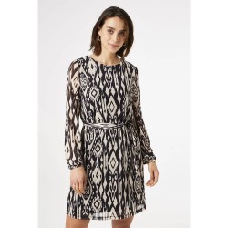 рокля,дамски,поли,и,рокли,garcia,t40282,long,sleeve,dress,multicolor,(black)