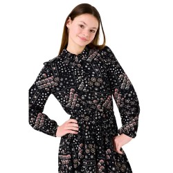 детски,ризи,детски,облекла,за,момичета,детски,блузи,garcia,t42631,long,sleeve,blouse,black,(off,black)