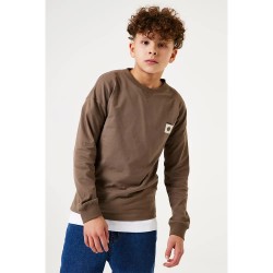 тениска,детски,тениски,garcia,v43601,long,sleeve,t,shirt,brown,(kangaroo)