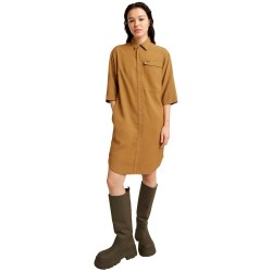 туника,дамски,поли,и,рокли,g,star,cargo,tunic,short,sleeve,dress,brown
