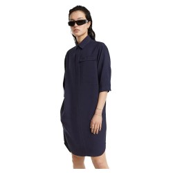туника,дамски,поли,и,рокли,g,star,cargo,tunic,long,sleeve,dress,blue
