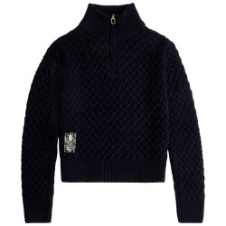 блуза,дамски,пуловери,дамски,плетени,дрехи,g,star,chunky,skipper,sweater,blue,(osaka,blue)