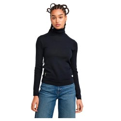 блуза,дамски,пуловери,дамски,плетени,дрехи,g,star,d25510,d847,high,neck,sweater,black,(osaka,blue)