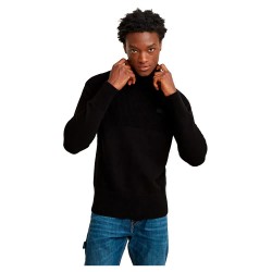 блуза,мъжки,пуловери,g,star,fisherman,high,neck,sweater,black
