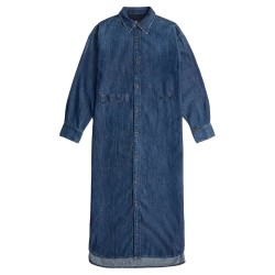 рокля,дамски,поли,и,рокли,g,star,long,tab,long,sleeve,dress,blue