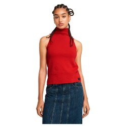 Потник G-Star Ny Raw Slim Top knitted vest - Red (Baron) потник,дамски,пуловери,дамски,плетени,дрехи,g,star,ny,raw,slim,top,knitted,vest,red,(baron)