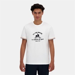 тениска,мъжки,тениски,le,coq,sportif,2422222,heritage,n°2,short,sleeve,t,shirt,white