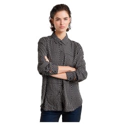 риза,с,дълъг,ръкав,дамски,блузи,дамски,ризи,g,star,bf,pintuck,long,sleeve,shirt,black