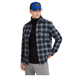 карирана,риза,мъжки,ризи,g,star,bristum,2.0,long,sleeve,shirt,dark,sea,blue,arthur,check,(blue)