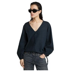 дамски,блузи,дамски,ризи,g,star,cocoon,blouse,worn,in,deep,blue,ocean,(blue)