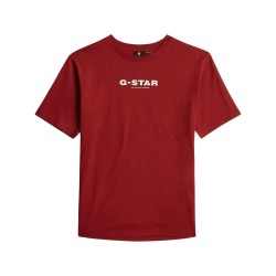 Тениска G-Star D24999-01 short sleeve T-shirt - Red (Dark Baron) тениска,мъжки,тениски,дамски,тениски,g,star,d24999,01,short,sleeve,t,shirt,red,(dark,baron)