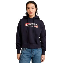 суичър,дамски,блузи,g,star,old,skool,logo,loose,hoodie,osaka,blue,(blue)