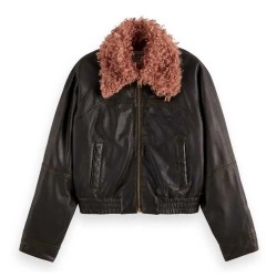 яке,дамски,якета,и,палта,scotch,&,soda,177592,leather,jacket,brown