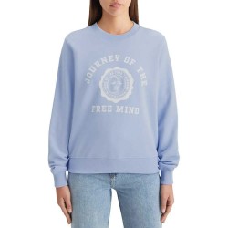 блуза,дамски,блузи,scotch,&,soda,177661,sweatshirt,blue,(shirting,blue)