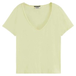 тениска,дамски,тениски,scotch,&,soda,177681,short,sleeve,t,shirt,yellow