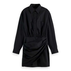 рокля,дамски,поли,и,рокли,scotch,&,soda,177727,short,dress,black