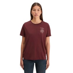 тениска,дамски,тениски,scotch,&,soda,178186,short,sleeve,t,shirt,purple,(rich,mahogany)