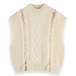 потник,дамски,пуловери,дамски,плетени,дрехи,scotch,&,soda,178225,knitted,vest,beige
