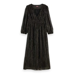 рокля,дамски,поли,и,рокли,scotch,&,soda,178234,long,sleeve,long,dress,black