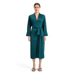 рокля,дамски,поли,и,рокли,scotch,&,soda,179149,long,sleeve,midi,dress,green