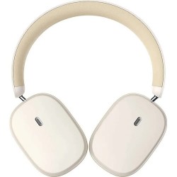 слушалки,слушалки,baseus,bowie,h1,anc,wireless,headphones,golden,(white)