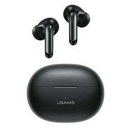 слушалки,слушалки,usams,bhuencxd01,5.3,tws,wireless,earphones,black,(black)