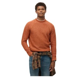 блуза,мъжки,пуловери,superdry,chunky,raglan,sweater,brown,(sequoia,brown)