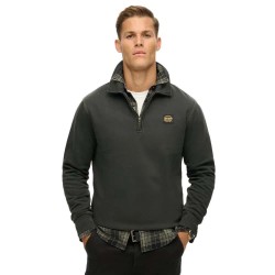 блуза,мъжки,пуловери,superdry,contrast,stitch,full,zip,sweatshirt,black