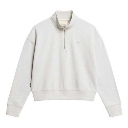 блуза,дамски,блузи,superdry,essential,half,zip,sweatshirt,white,(glacier,grey,marl)