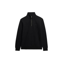 блуза,мъжки,пуловери,superdry,essential,logo,henley,sweatshirt,black