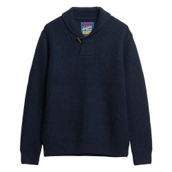 блуза,мъжки,пуловери,superdry,merchant,shawl,high,neck,sweater,navy,(blue)
