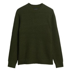 блуза,мъжки,пуловери,superdry,merchant,textured,sweater,green