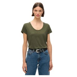 тениска,дамски,тениски,superdry,scoop,short,sleeve,t,shirt,green,(army,khaki,green)