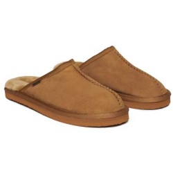 пантофи,мъжки,пантофи,superdry,suede,mule,slippers,tan,(brown)
