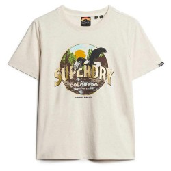 тениска,дамски,тениски,superdry,travel,souvenir,relaxed,short,sleeve,t,shirt,oat,cream,marl,(beige)