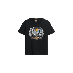 тениска,дамски,тениски,superdry,travel,souvenir,relaxed,short,sleeve,t,shirt,black,(phantom,black,marl)