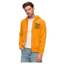 блуза,мъжки,пуловери,superdry,vintage,athletic,full,zip,sweatshirt,track,gold,(orange)