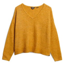 блуза,дамски,пуловери,дамски,плетени,дрехи,superdry,w6110578a,v,neck,sweater,gold,yellow,twist,(yellow)